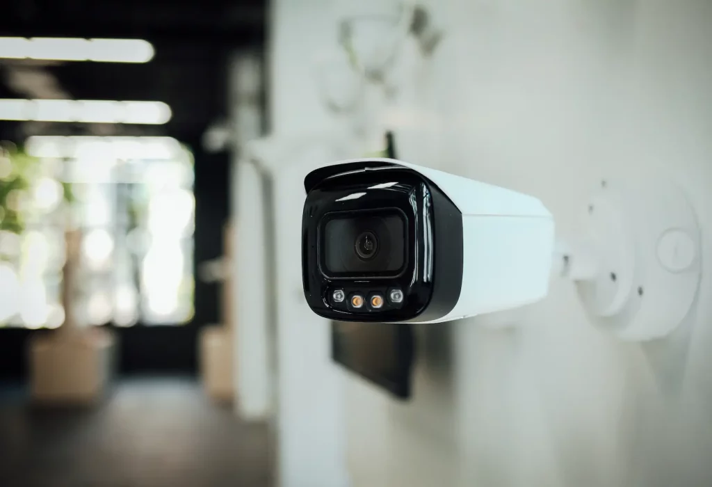 Caméra de surveillance pour garde-meuble sécurisé à Herlin-le-Sec.